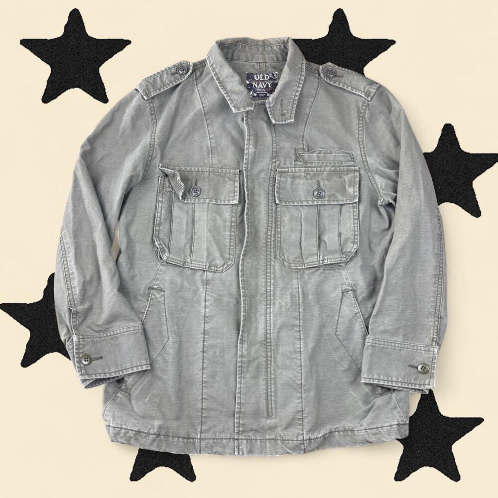 ★Vintage Old Navy Y2k Army Green Jacket ★